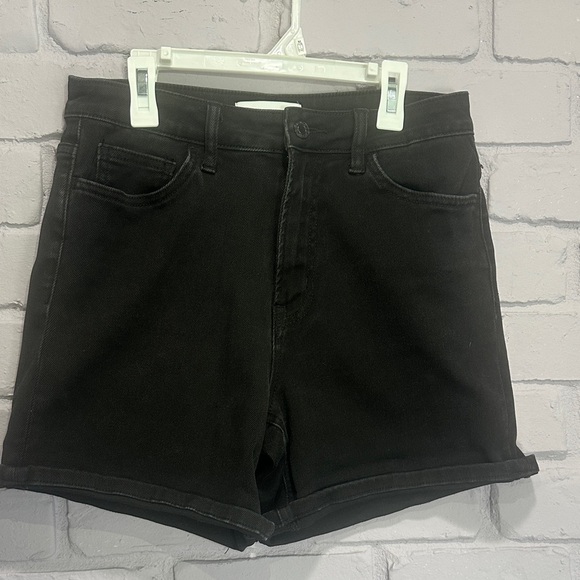 NEW Black Denim Women's Shorts size M - Picture 1 of 6